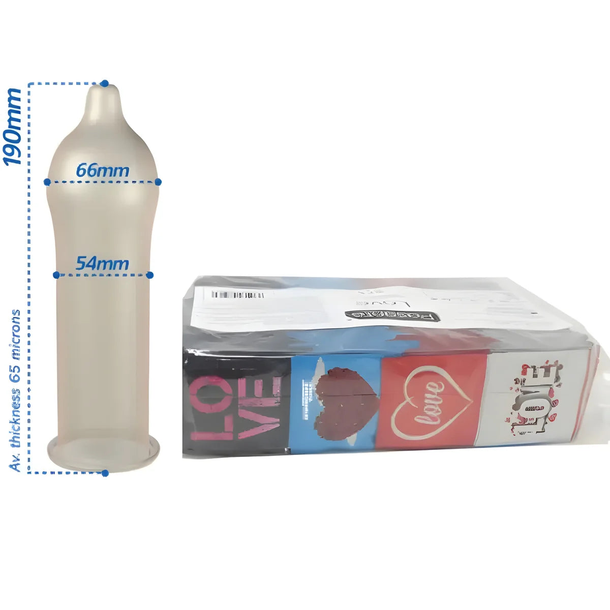 pasante preservatifs love bag 144 unites