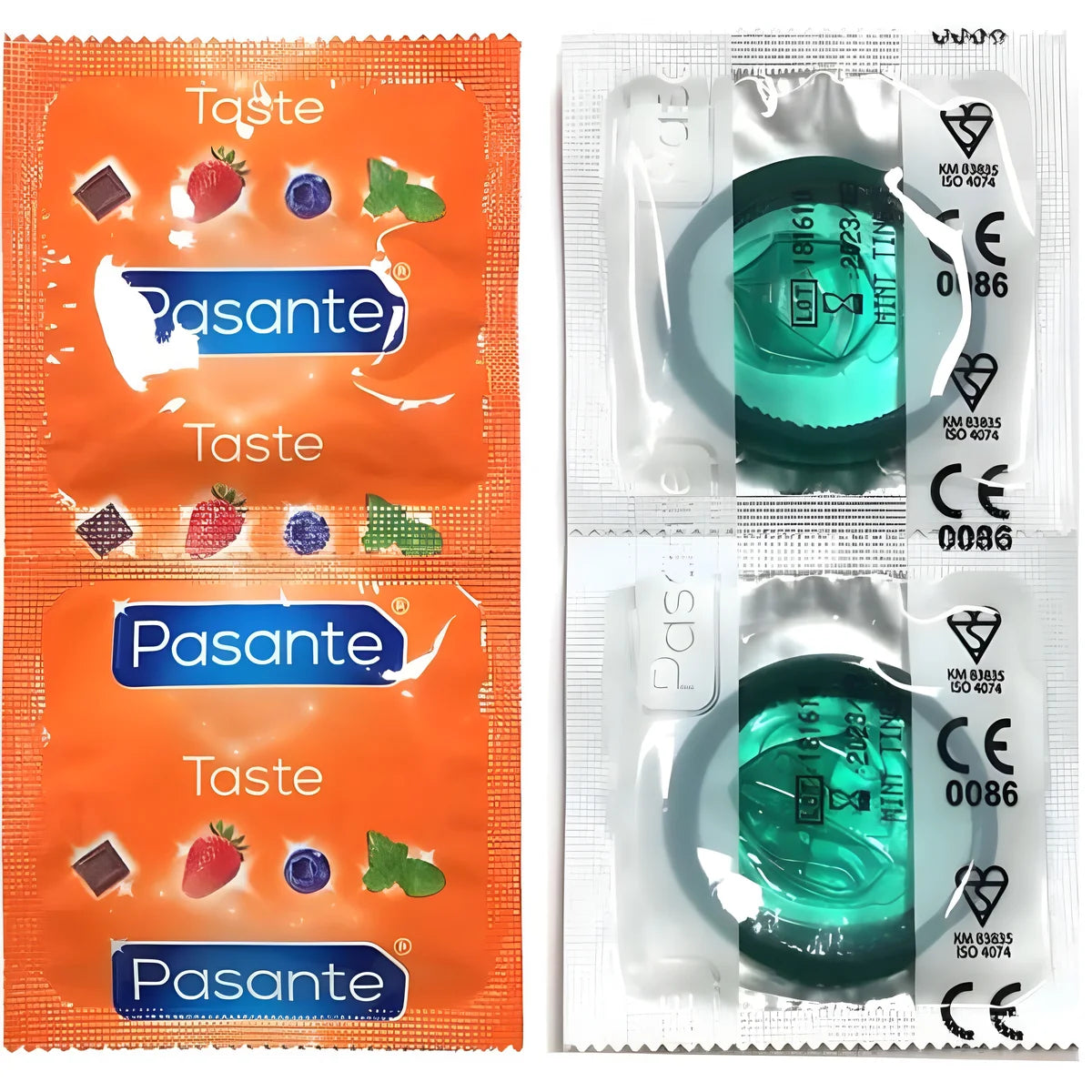 pasante preservatifs saveur menthe sac 144 unites