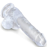 Gode réaliste Ventouse modèle King Cock CLEAR - Vignette | Adopt1toy