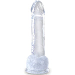 Gode réaliste à ventouse King Cock transparent - Vignette | Adopt1toy