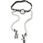 fetish fantasy series gag avec pinces nipple