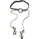 Bâillon Open Gag avec pinces sensuelles FETISH - Vignette | Adopt1toy