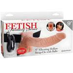FETISH FANTASY SERIES - HARNAIS RÉGLABLE TÉLÉCOMMANDE PÉNIS RÉALISTE AVEC TESTICULES 23 CM - Vignette | Adopt1toy