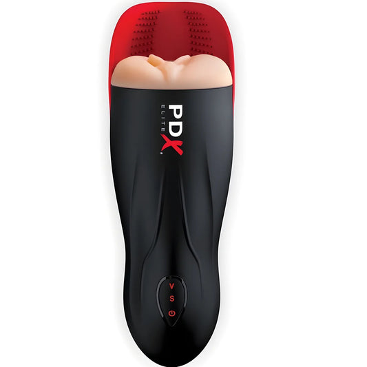 pdx elite stroker fuck o matic vagin double vibration penis et testicules