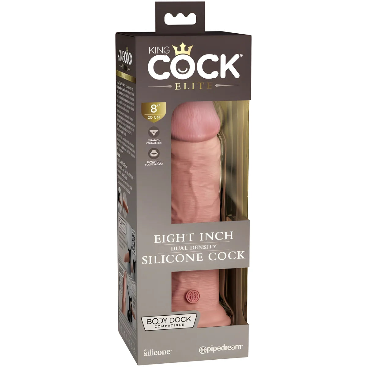 king cock elite gode realiste en silicone 20 3 cm