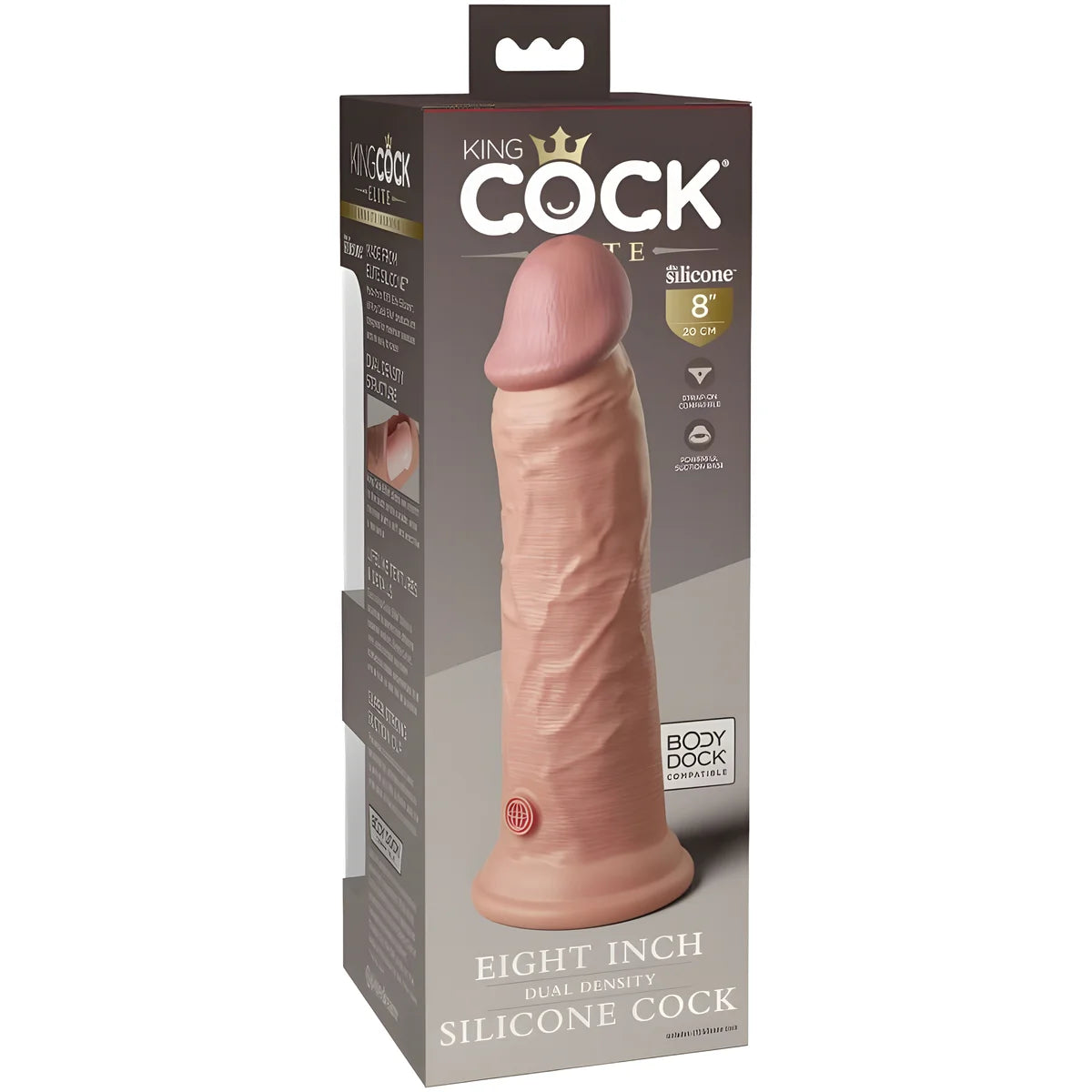 king cock elite gode realiste en silicone 20 3 cm