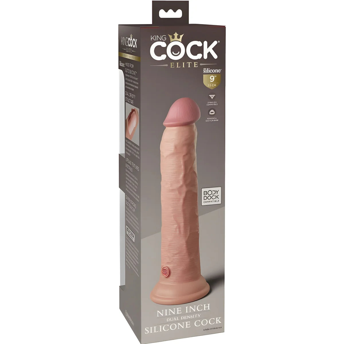 king cock elite gode realiste en silicone 23 cm