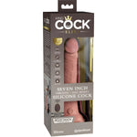 Gode réaliste Duo 2 en silicone doux KING COCK - Vignette | Adopt1toy