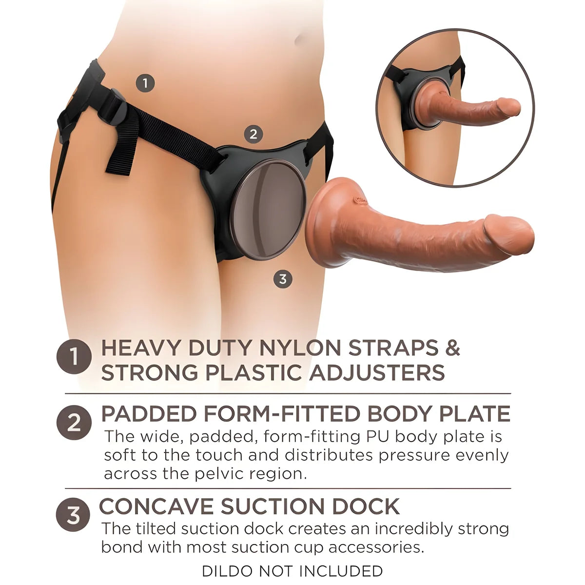 king cock elite harnais reglable confortable