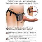 king cock elite harnais reglable confortable avec gode 17 8 cm