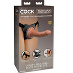 king cock elite harnais reglable confortable avec gode 17 8 cm