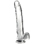 Gode réaliste Ventouse King Cock Transparent - Vignette | Adopt1toy