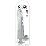 Gode réaliste Ventouse King Cock Transparent - Vignette | Adopt1toy