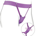 fantasy for her harnais papillon vibrant rechargeable telecommande violet