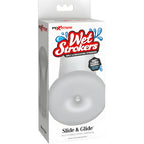 fetish fantasy extreme masturbadeur male en silicone transparent slide glide