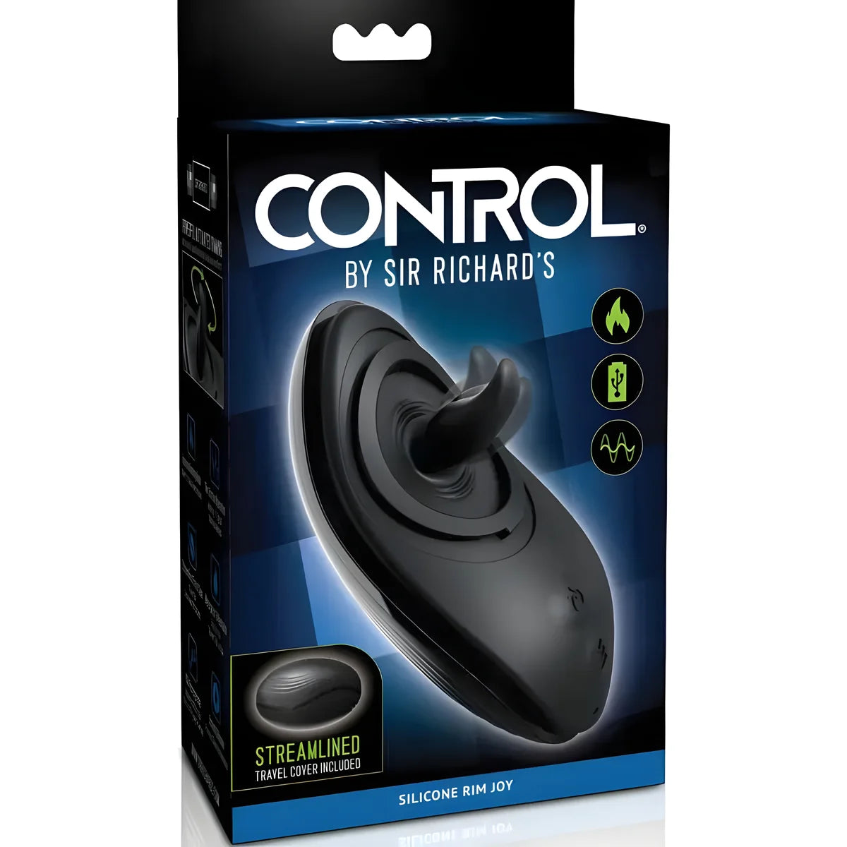 sir richards stimulateur anal rim joy vibrateur silicone noir