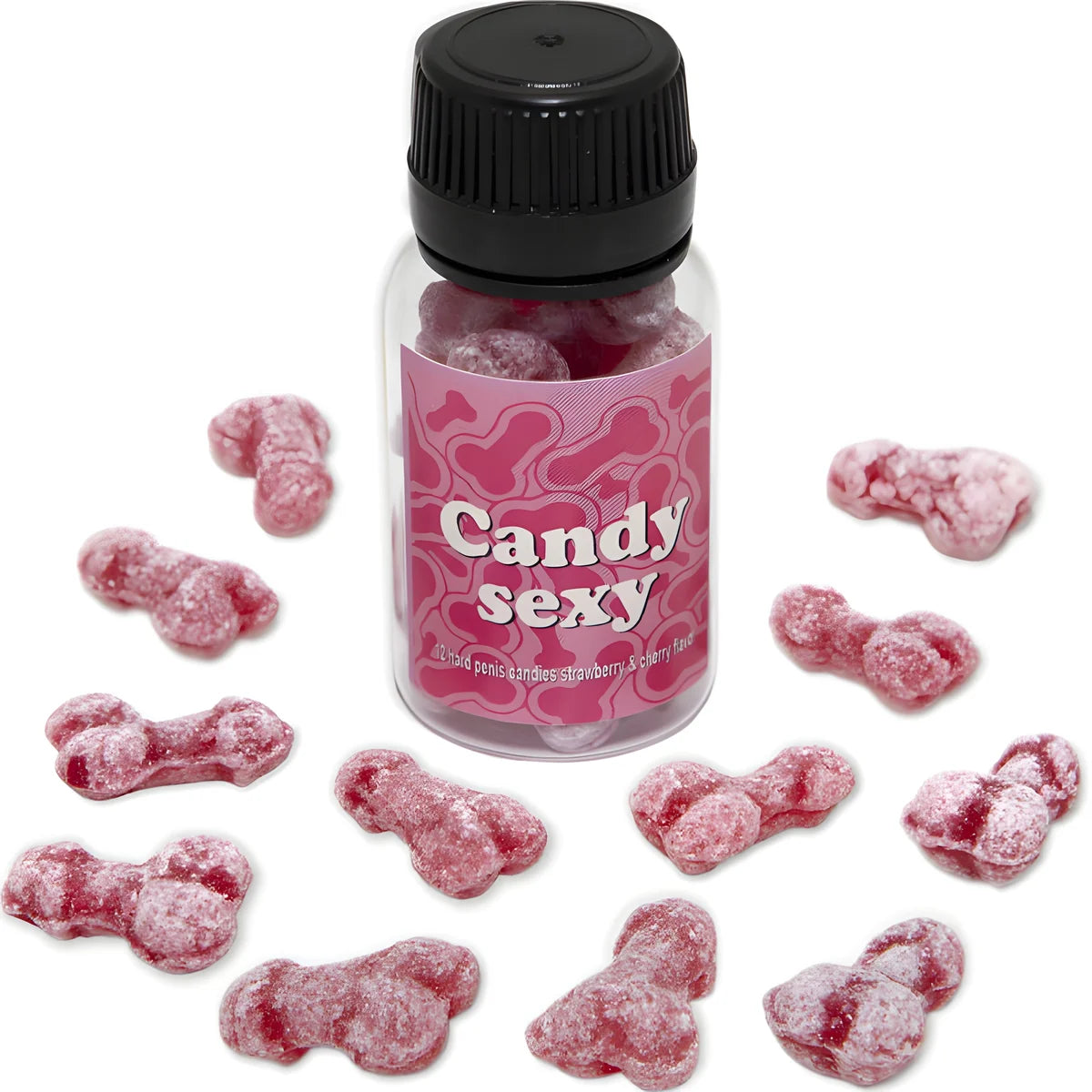 diablo picante candy sexy pot de 12 gummies saveur fraise cerise