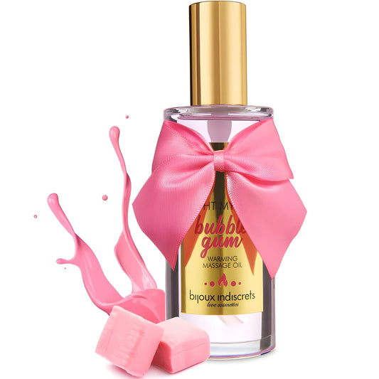 bijoux indiscrets huile de massage light my fire effet chaleur saveur gomme