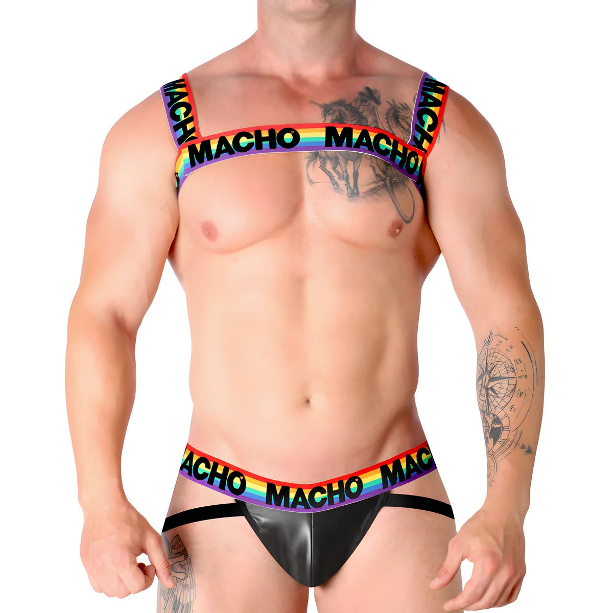 macho harnais double pride limited
