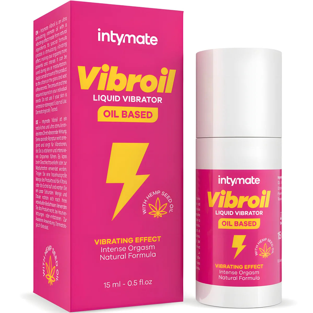intimateline intymate huile intime vibroil pour son effet vibrant 15 ml