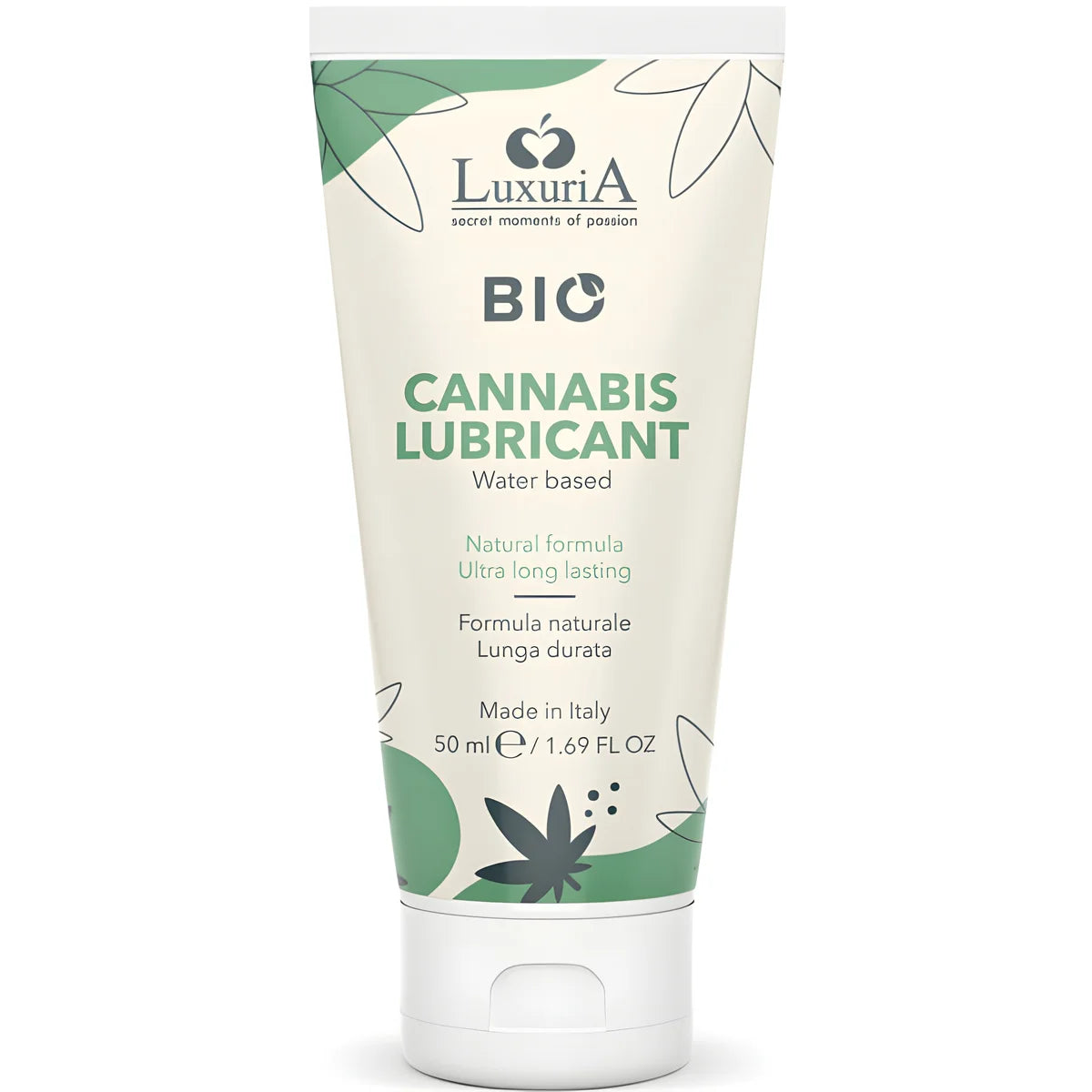 intimateline luxuria lubrifiant base deau bio cannabis 50 ml