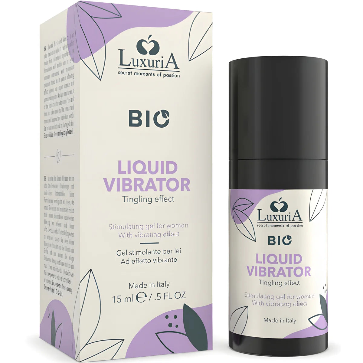 intimateline luxuria gel bio stimulant pour son effet vibrant 15 ml