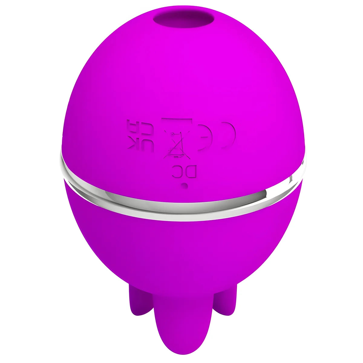 pretty love vibrateur rond en silicone gemini ball violet