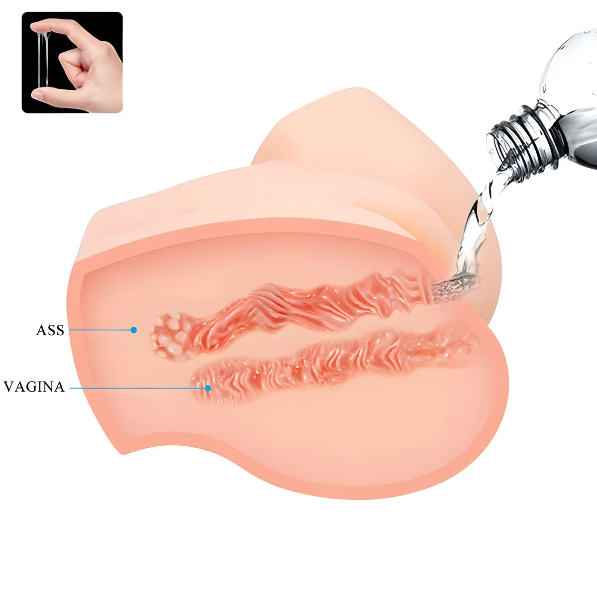 crazy bull vagin et anus realistes double vibration