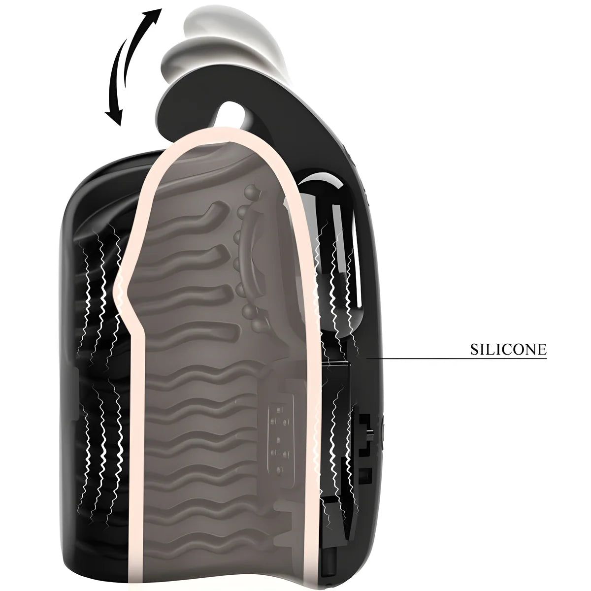 pretty love masturbateur manuel pour vibrateur rechargeable gland