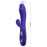 PRETTY LOVE - VIBRATEUR SNAPPY YOUTH & STIMULATEUR DE POINT G VIOLET - Vignette | Adopt1toy