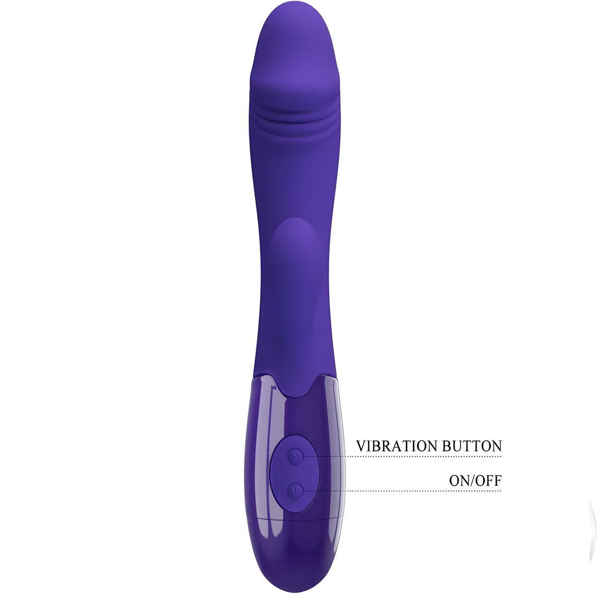 pretty love vibrateur snappy youth stimulateur de point g violet