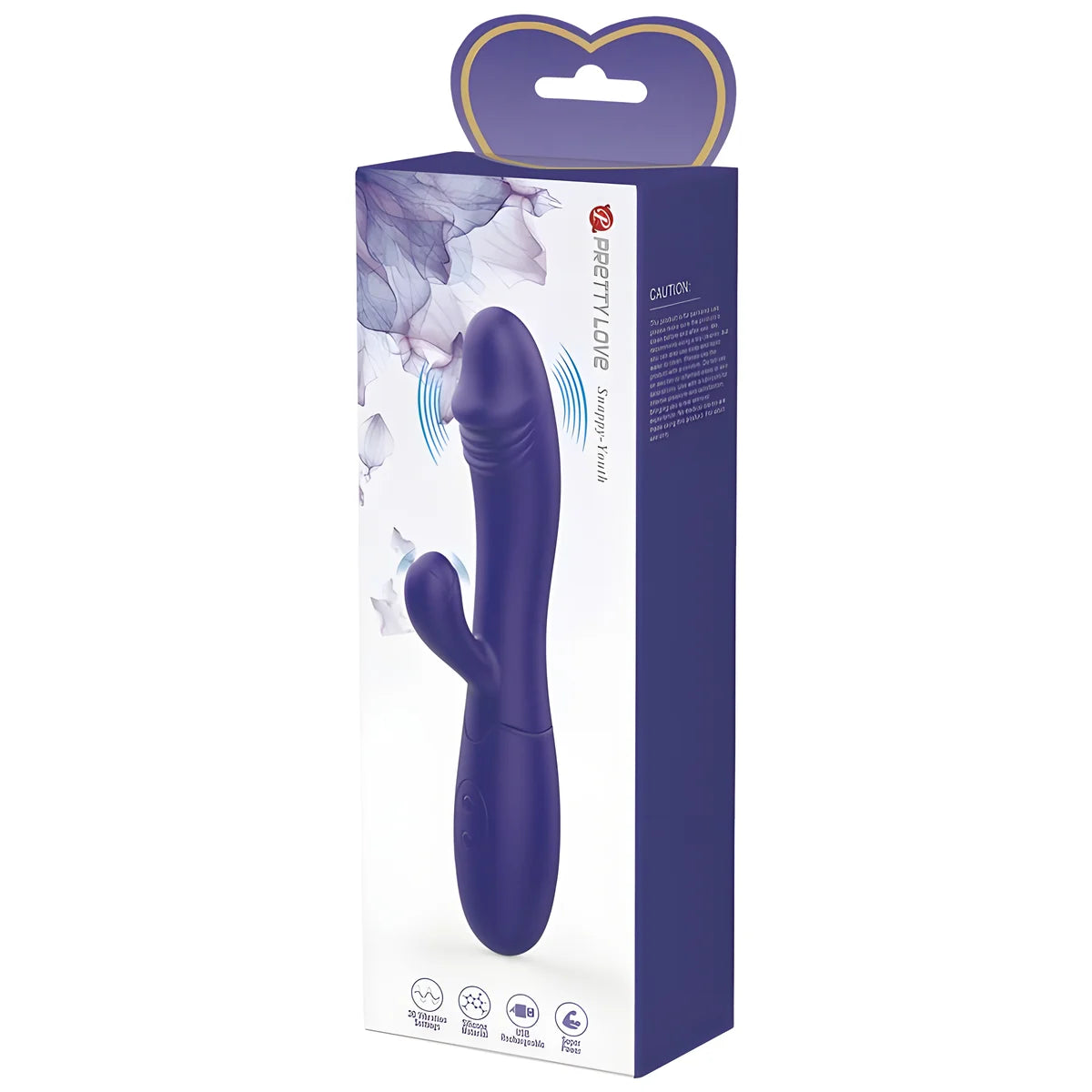 pretty love vibrateur snappy youth stimulateur de point g violet