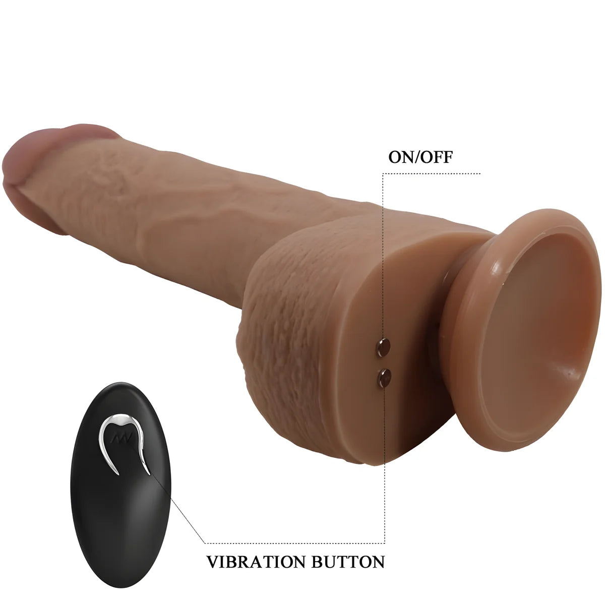 pretty love vibrateur gode realiste tommy 22 5 cm