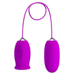 Vibrateur rechargeable daisy dual egg violet - Vignette | Adopt1toy