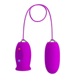 Vibrateur rechargeable daisy dual egg violet - Vignette | Adopt1toy
