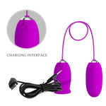 Vibrateur rechargeable daisy dual egg violet - Vignette | Adopt1toy