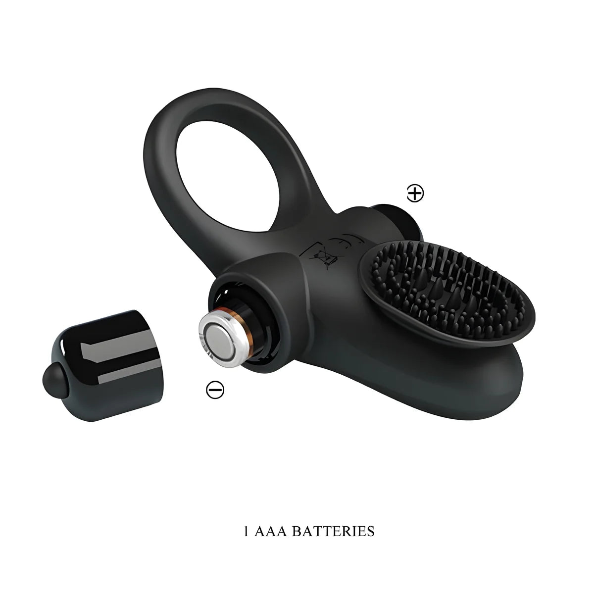 pretty love vibrator ring ii pour le penis noir