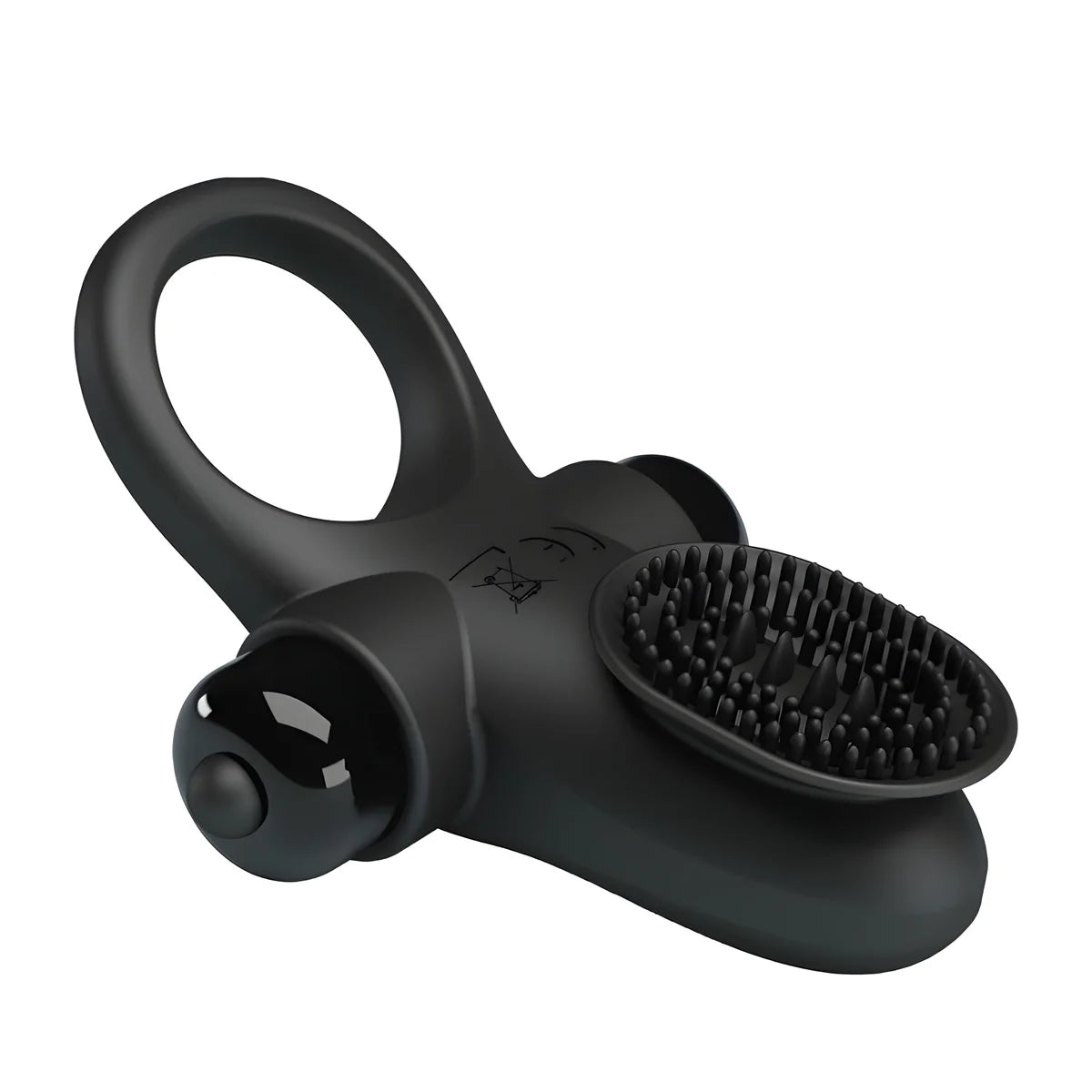 pretty love vibrator ring ii pour le penis noir