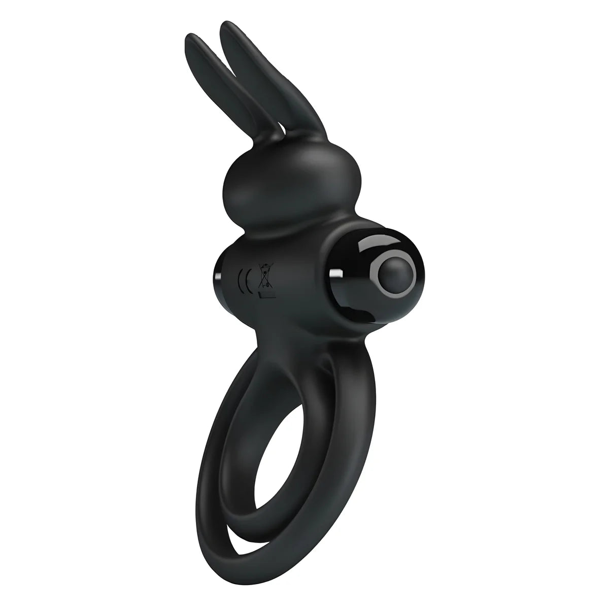 pretty love anneau de lapin vibrator iii pour penis noir