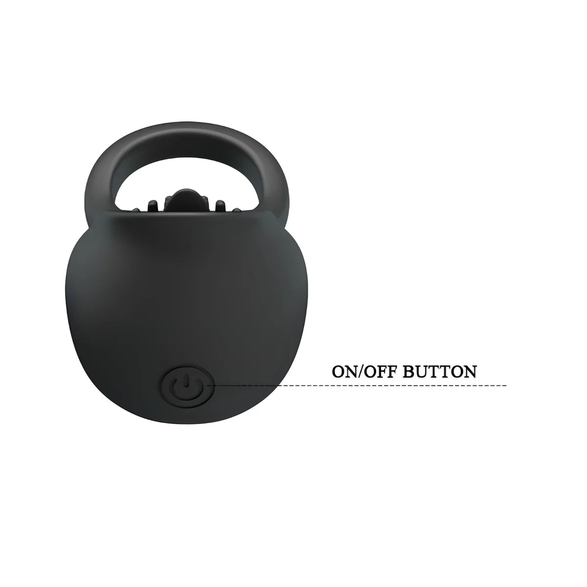 pretty love anneau penis vibrant avec langue noire