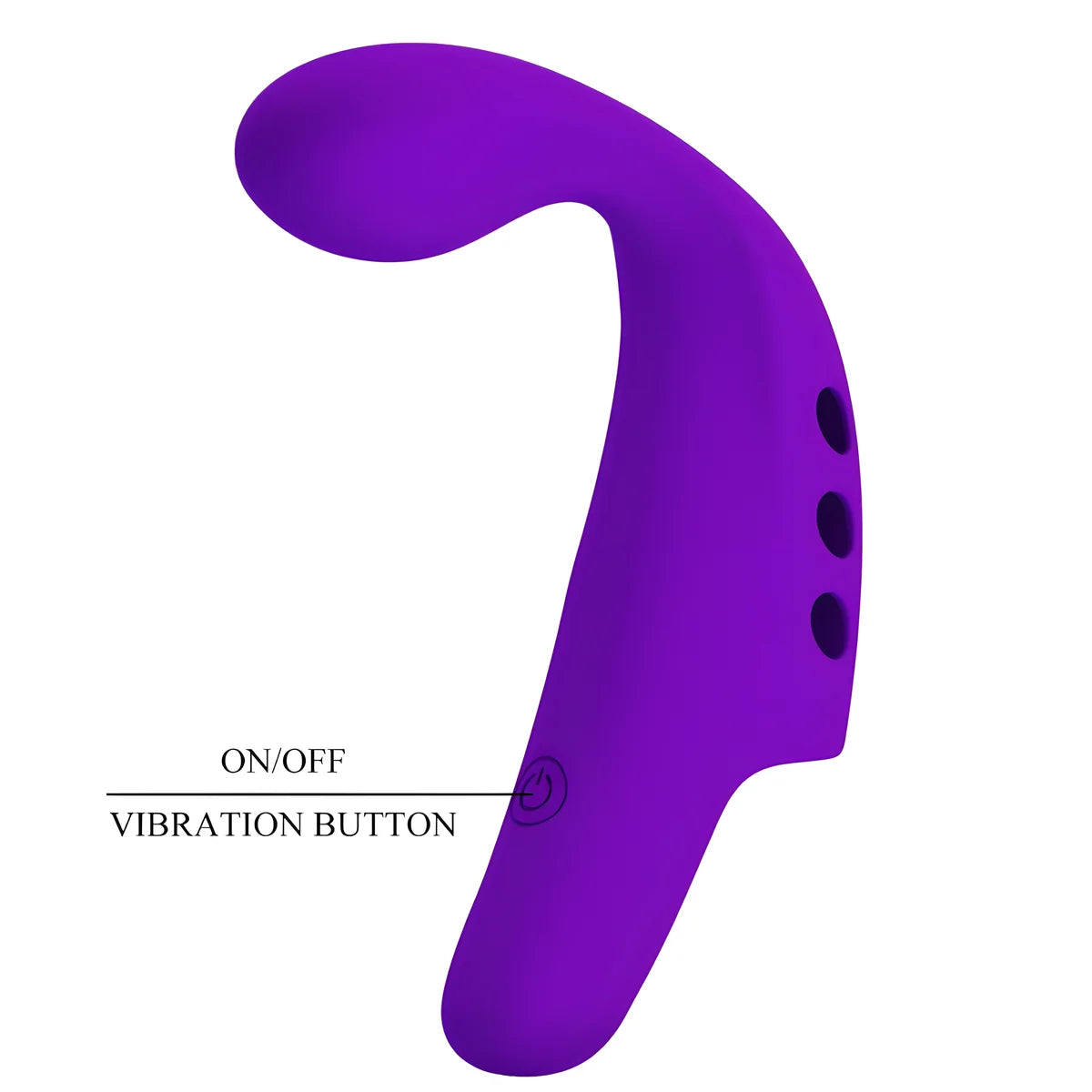pretty love vibrateur doigt rechargeable gorgon violet