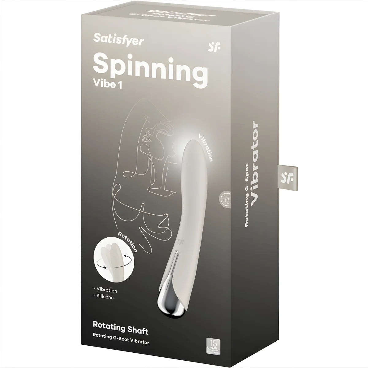 satisfyer spinning vibe 1 vibrateur rotateur g spot rouge