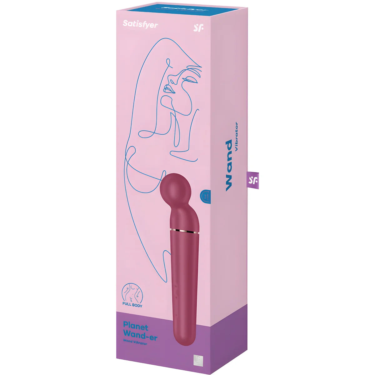satisfyer planet wand er vibrateur massager berry