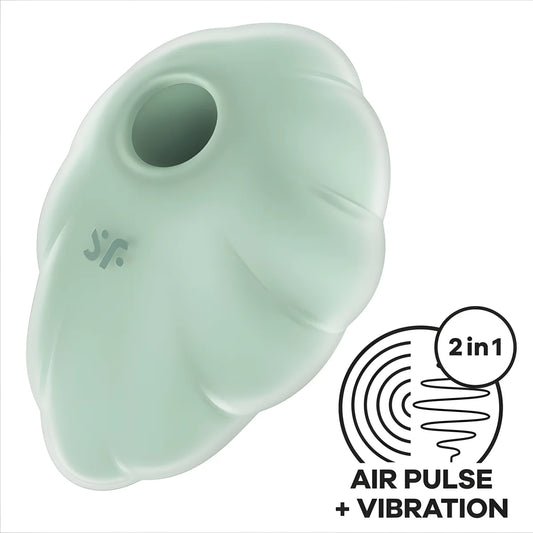 satisfyer vibrateur cloud dancer vert air pulse
