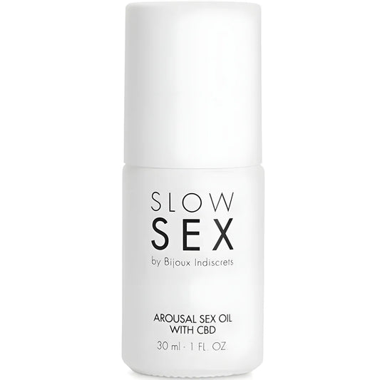 bijoux slow sex huile de massage sexuel au cbd 30 ml