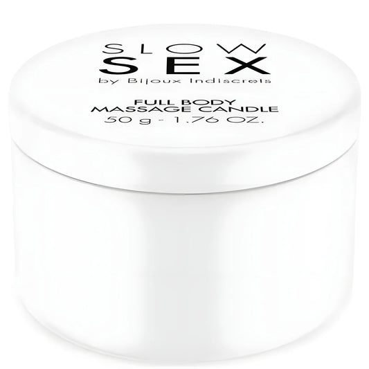 bijoux slow sex bougie de massage corps 50 g