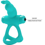 PRETTY LOVE - ANNEAU VIBRATEUR LAPIN VERT FIGGY - Vignette | Adopt1toy