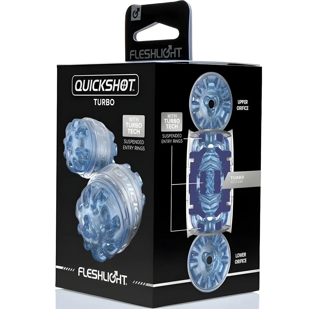 fleshlight masturbateur quickshot turbo bleu glace
