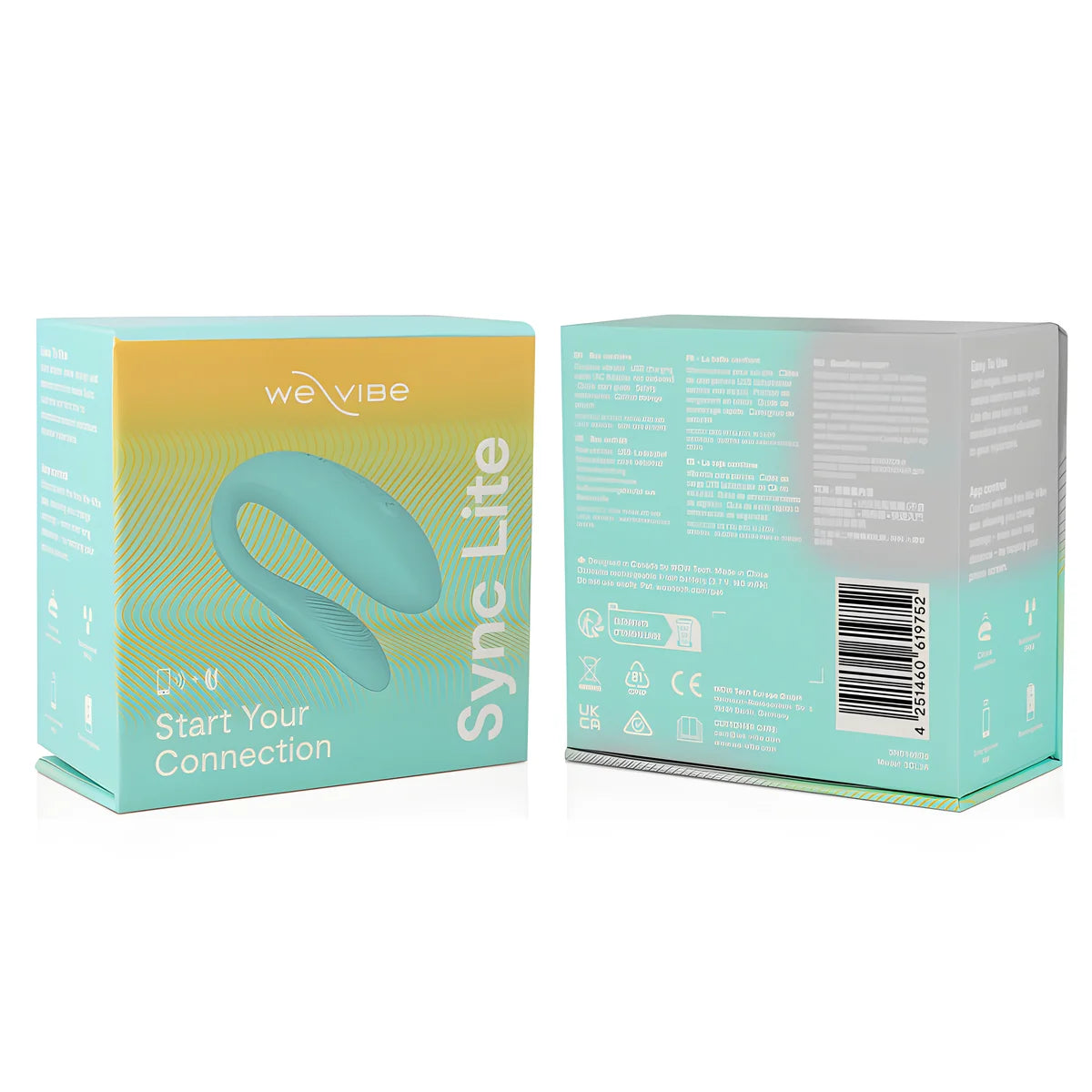 we vibe sync lite stimulateur de clitoris rose