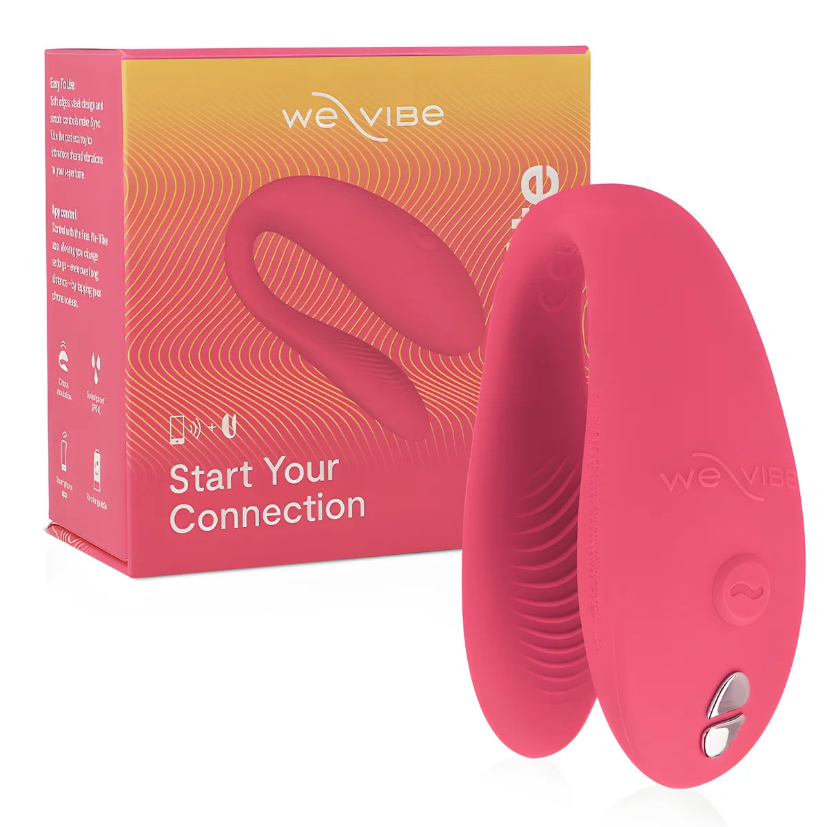 we vibe sync lite stimulateur de clitoris rose